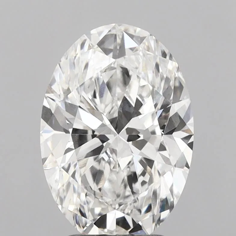 3.00ct Oval Lab Grown Diamond (Colour E, Clarity VVS2, IGI Certified)