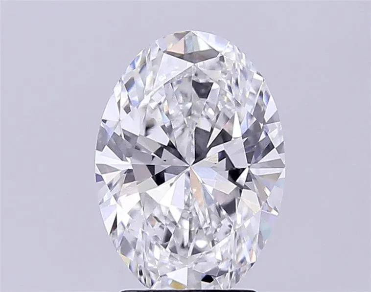 3.00ct Oval Lab Grown Diamond (Colour E, Clarity VVS2, IGI Certified)