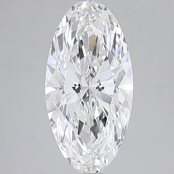 3.00ct Oval Lab Grown Diamond (Colour E, Clarity VVS2, IGI Certified)