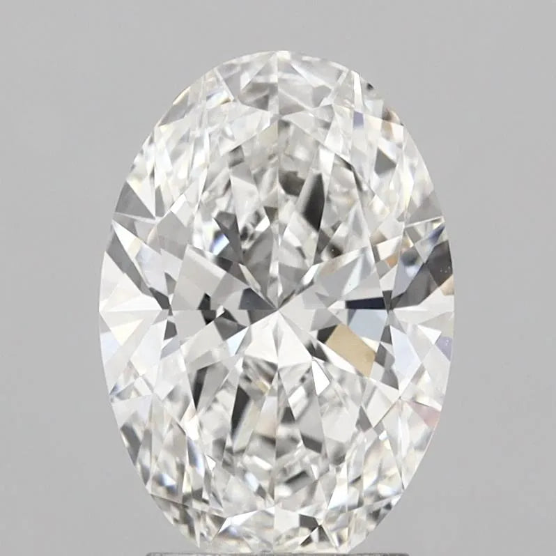 3.00ct Oval Lab Grown Diamond (Colour E, Clarity VVS2, IGI Certified)