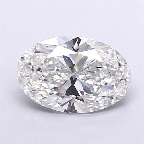 3.00ct Oval Lab Grown Diamond (Colour E, Clarity VVS2, IGI Certified)