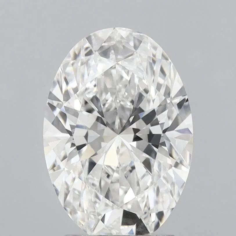 3.00ct Oval Lab Grown Diamond (Colour E, Clarity VVS2, IGI Certified)