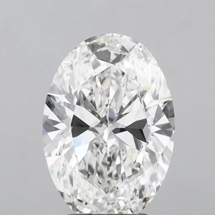 3.00ct Oval Lab Grown Diamond (Colour E, Clarity VVS2, IGI Certified)