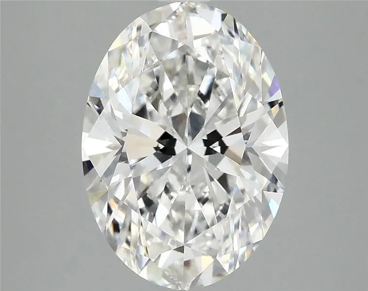 3.00ct Oval Lab Grown Diamond (Colour E, Clarity VVS2, IGI Certified)