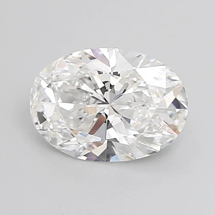 3.00ct Oval Lab Grown Diamond (Colour E, Clarity VVS2, IGI Certified)