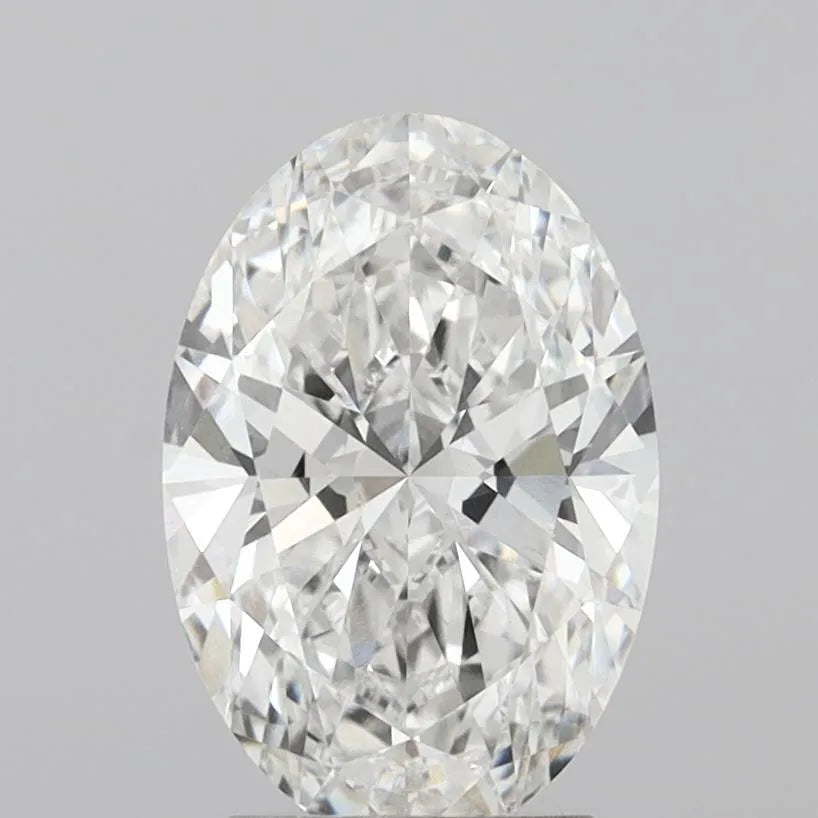 3.00ct Oval Lab Grown Diamond (Colour E, Clarity VVS2, IGI Certified)