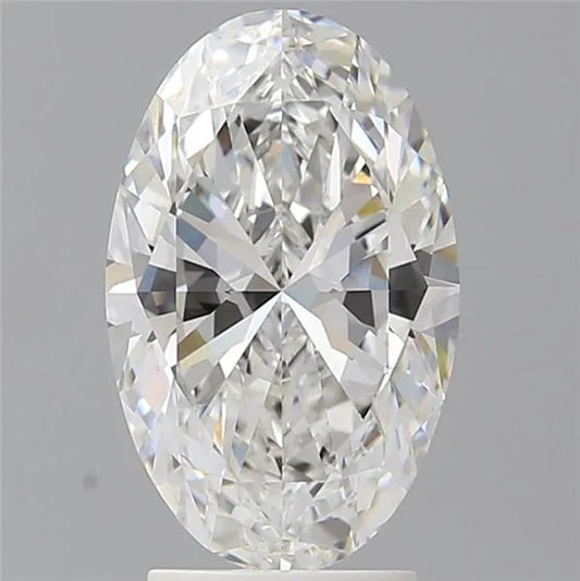 3.00ct Oval Lab Grown Diamond (Colour E, Clarity VVS2, IGI Certified)