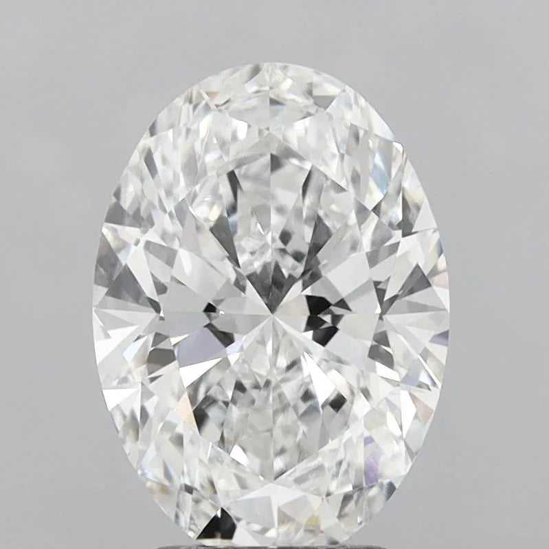 3.00ct Oval Lab Grown Diamond (Colour E, Clarity VVS2, IGI Certified)