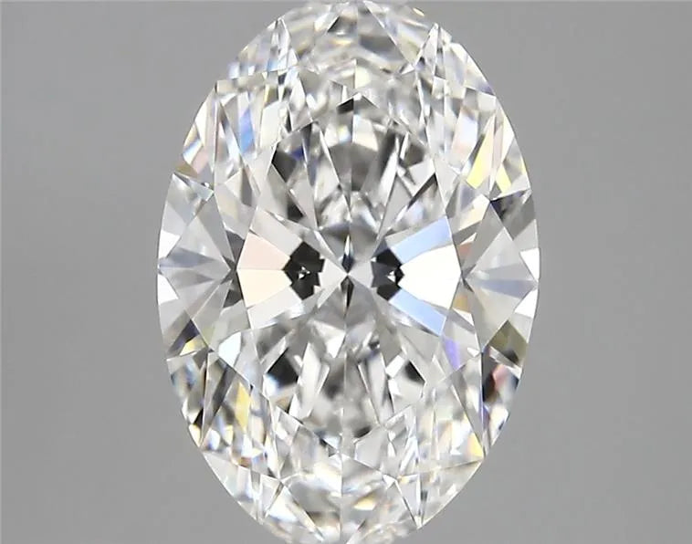 3.00ct Oval Lab Grown Diamond (Colour E, Clarity VVS2, IGI Certified)