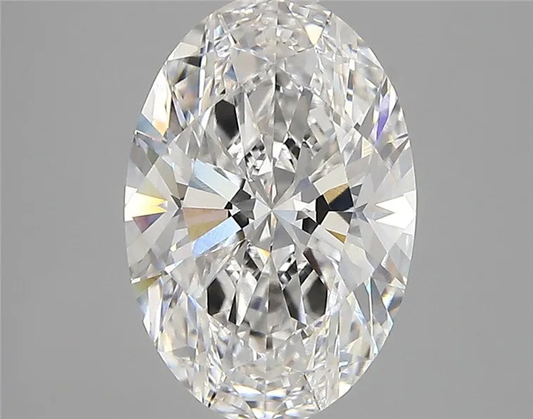 3.00ct Oval Lab Grown Diamond (Colour E, Clarity VVS2, IGI Certified)