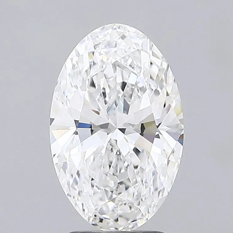 3.00ct Oval Lab Grown Diamond (Colour E, Clarity VVS2, IGI Certified)