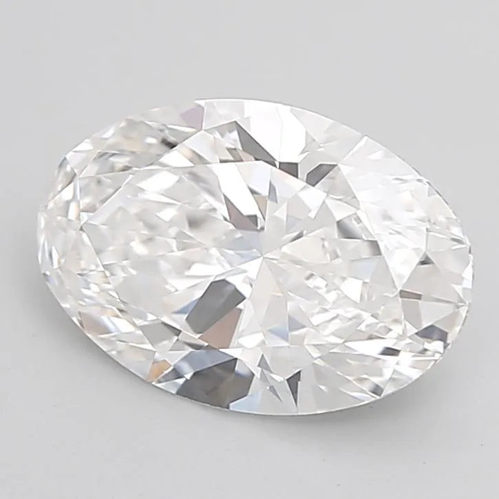 3.00ct Oval Lab Grown Diamond (Colour E, Clarity VVS2, IGI Certified)
