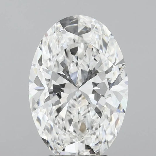3.00ct Oval Lab Grown Diamond (Colour E, Clarity VVS2, IGI Certified)