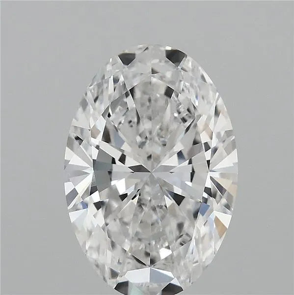 3.00ct Oval Lab Grown Diamond (Colour E, Clarity VVS2, IGI Certified)