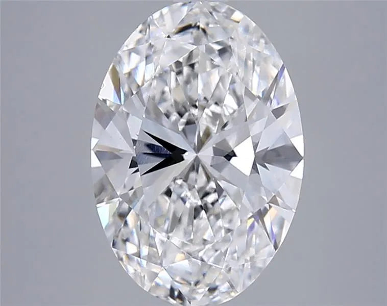 3.00ct Oval Lab Grown Diamond (Colour E, Clarity VVS2, IGI Certified)