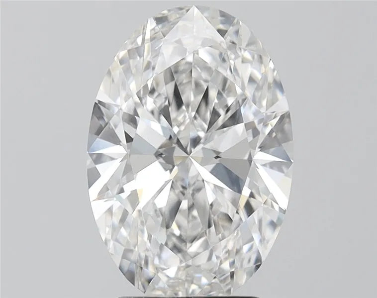 3.00ct Oval Lab Grown Diamond (Colour E, Clarity VVS2, IGI Certified)