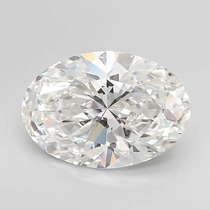 3.00ct Oval Lab Grown Diamond (Colour E, Clarity VVS2, IGI Certified)