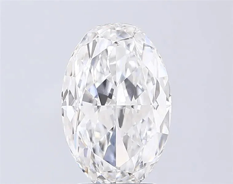 3.00ct Oval Lab Grown Diamond (Colour E, Clarity VVS2, IGI Certified)