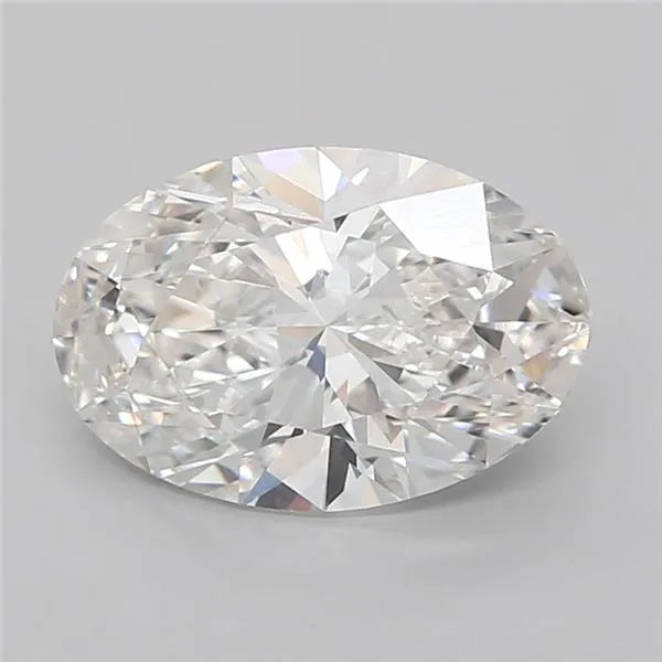 3.00ct Oval Lab Grown Diamond (Colour E, Clarity VVS2, IGI Certified)