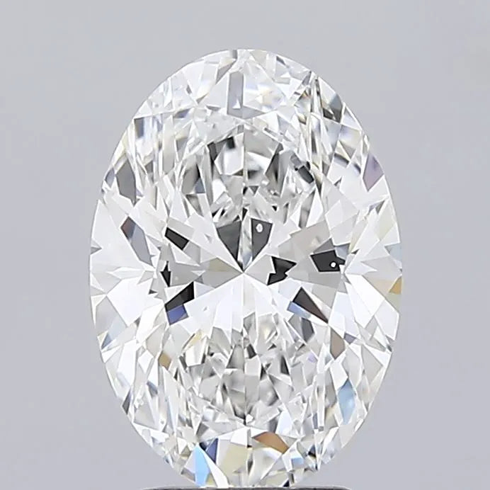 3.00ct Oval Lab Grown Diamond (Colour F, Clarity IF, IGI Certified)
