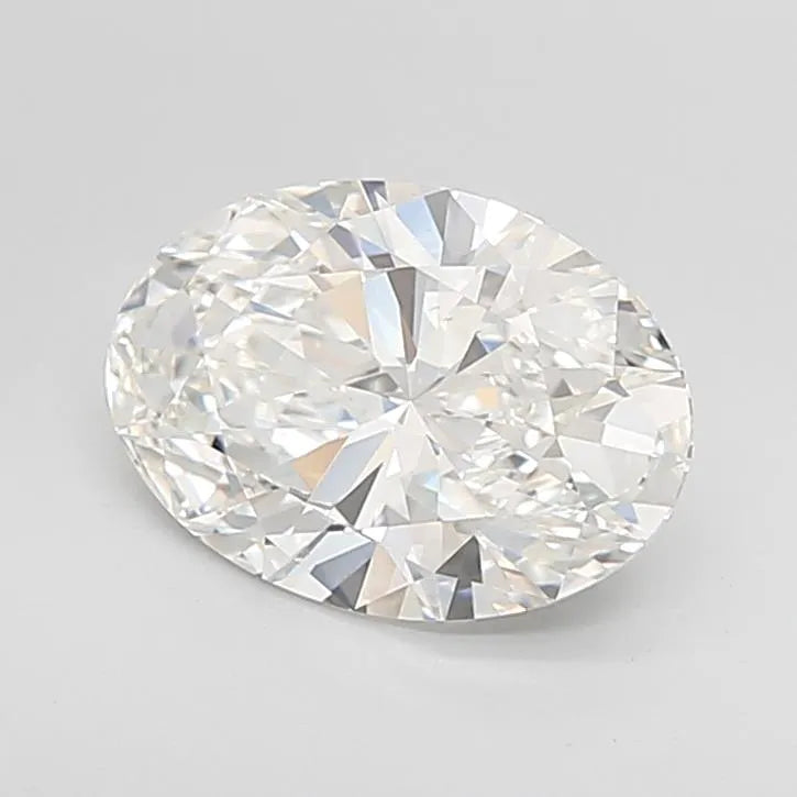 3.00ct Oval Lab Grown Diamond (Colour F, Clarity VS1, IGI Certified)
