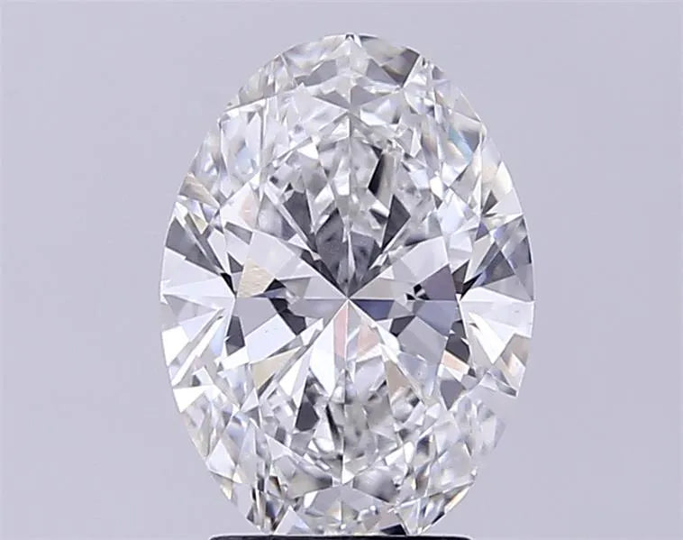 3.00ct Oval Lab Grown Diamond (Colour F, Clarity VS1, IGI Certified)