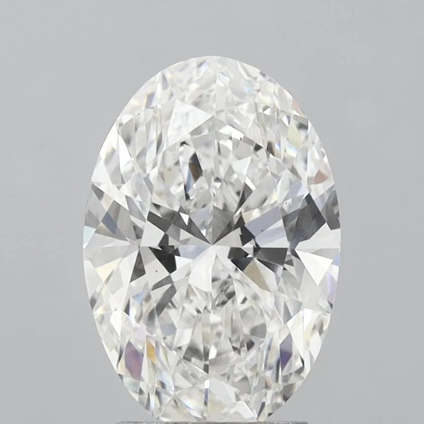 3.00ct Oval Lab Grown Diamond (Colour F, Clarity VS1, IGI Certified)