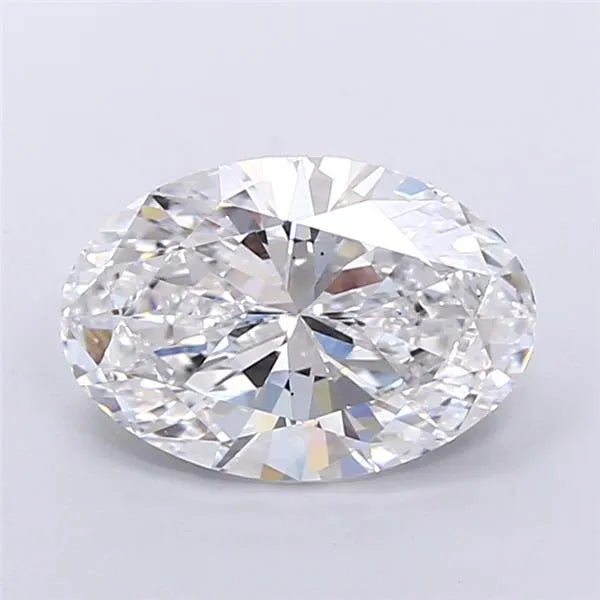 3.00ct Oval Lab Grown Diamond (Colour F, Clarity VS2, IGI Certified)