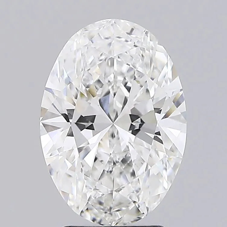 3.00ct Oval Lab Grown Diamond (Colour F, Clarity VVS1, IGI Certified)