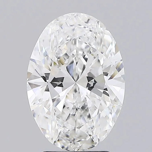 3.00ct Oval Lab Grown Diamond (Colour F, Clarity VVS1, IGI Certified)