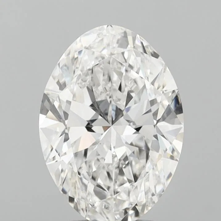 3.00ct Oval Lab Grown Diamond (Colour F, Clarity VVS2, IGI Certified)