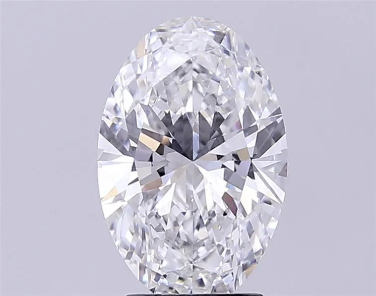 3.00ct Oval Lab Grown Diamond (Colour F, Clarity VVS2, IGI Certified)
