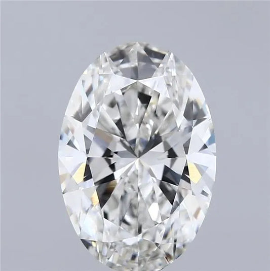 3.00ct Oval Lab Grown Diamond (Colour F, Clarity VVS2, IGI Certified)