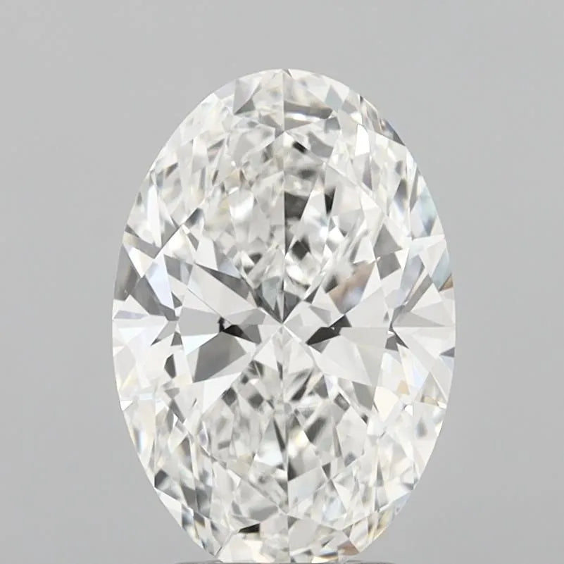 3.00ct Oval Lab Grown Diamond (Colour F, Clarity VVS2, IGI Certified)
