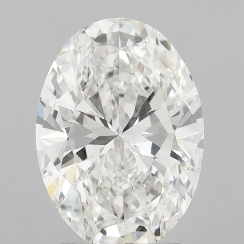 3.00ct Oval Lab Grown Diamond (Colour F, Clarity VVS2, IGI Certified)