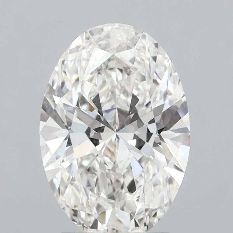 3.00ct Oval Lab Grown Diamond (Colour F, Clarity VVS2, IGI Certified)