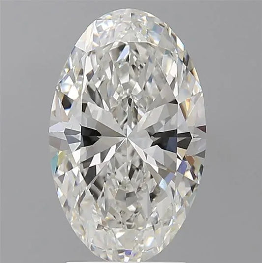 3.00ct Oval Lab Grown Diamond (Colour F, Clarity VVS2, IGI Certified)