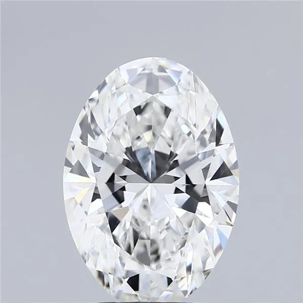 3.00ct Oval Lab Grown Diamond (Colour F, Clarity VVS2, IGI Certified)