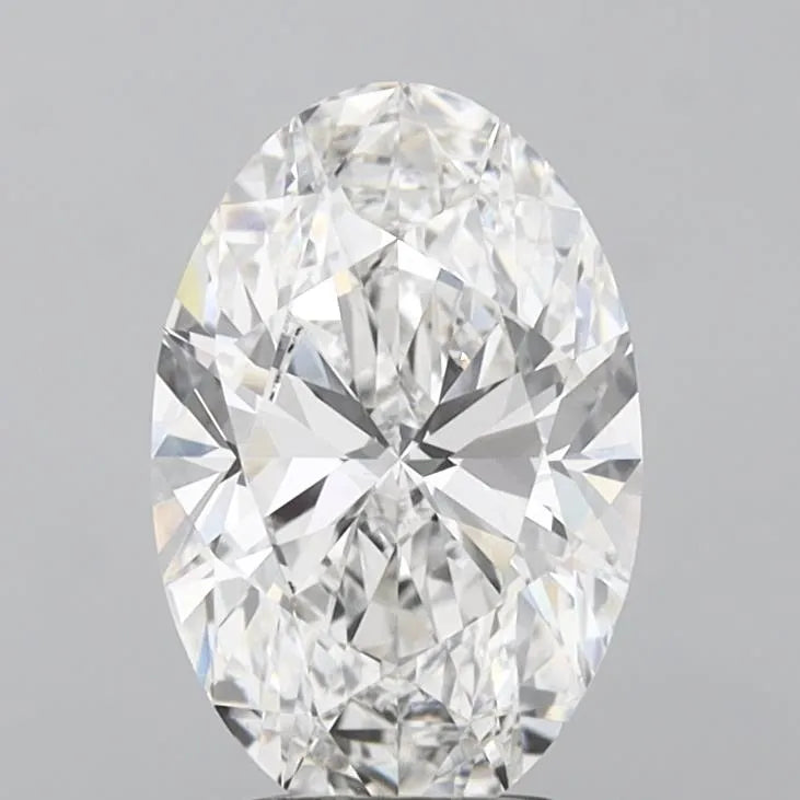 3.00ct Oval Lab Grown Diamond (Colour F, Clarity VVS2, IGI Certified)