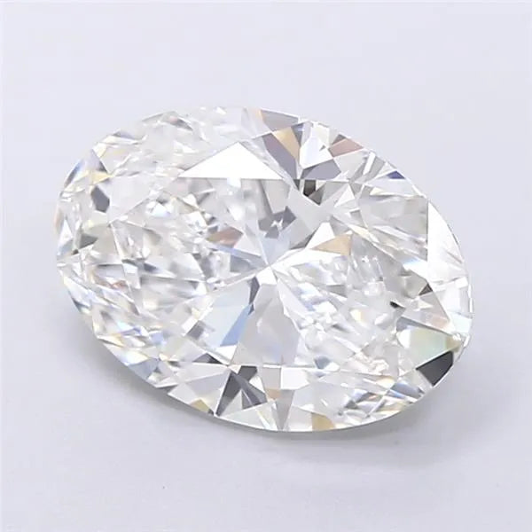 3.00ct Oval Lab Grown Diamond (Colour F, Clarity VVS2, IGI Certified)