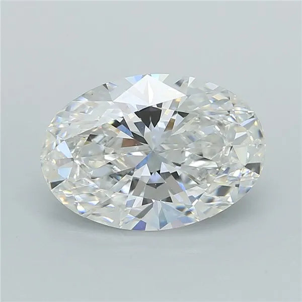3.00ct Oval Lab Grown Diamond (Colour F, Clarity VVS2, IGI Certified)