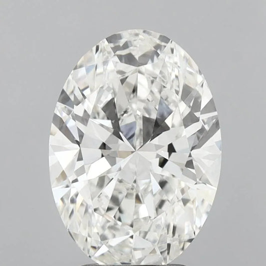 3.00ct Oval Lab Grown Diamond (Colour F, Clarity VVS2, IGI Certified)