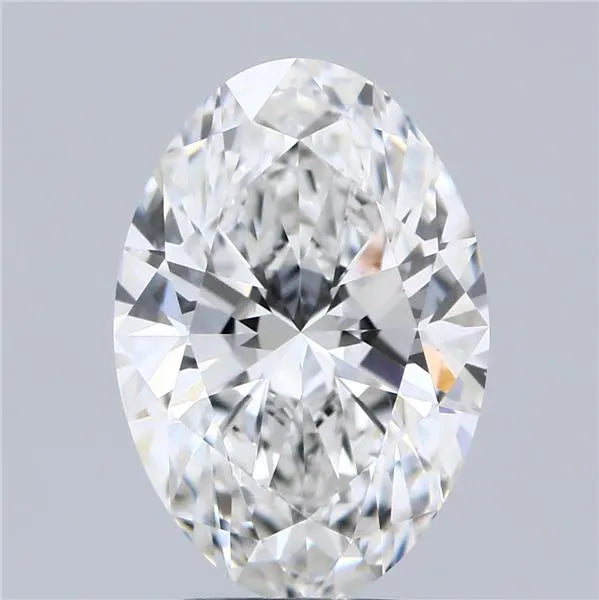 3.00ct Oval Lab Grown Diamond (Colour F, Clarity VVS2, IGI Certified)