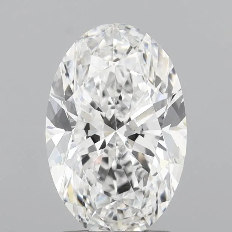 3.00ct Oval Lab Grown Diamond (Colour F, Clarity VVS2, IGI Certified)