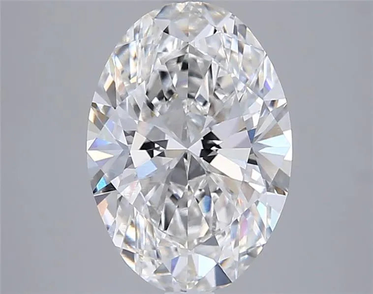 3.00ct Oval Lab Grown Diamond (Colour F, Clarity VVS2, IGI Certified)