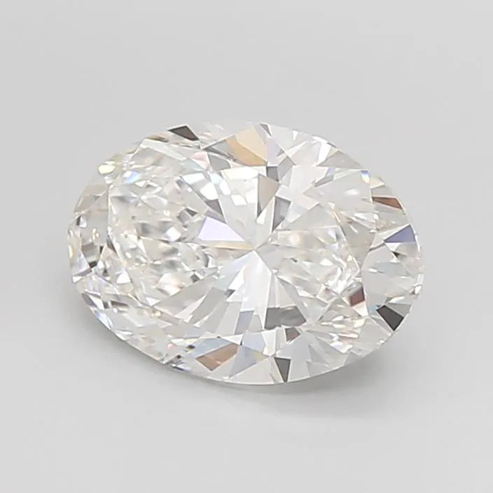 3.00ct Oval Lab Grown Diamond (Colour F, Clarity VVS2, IGI Certified)