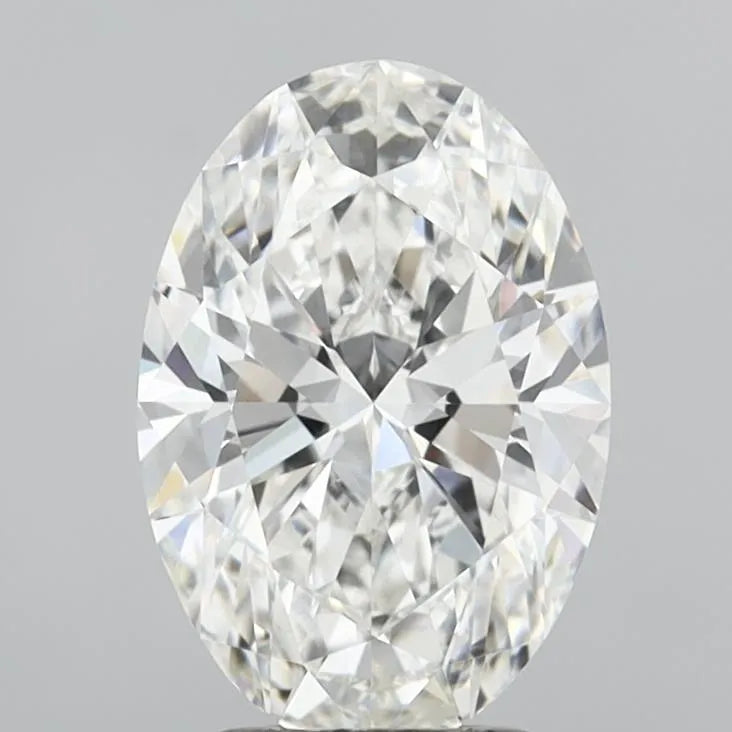 3.00ct Oval Lab Grown Diamond (Colour F, Clarity VVS2, IGI Certified)