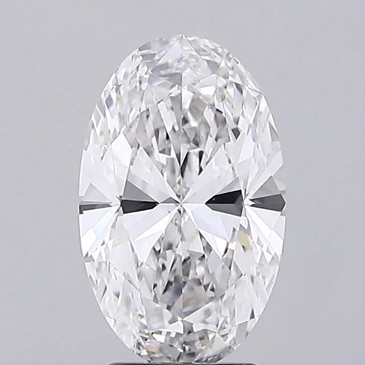 3.00ct Oval Lab Grown Diamond (Colour F, Clarity VVS2, IGI Certified)