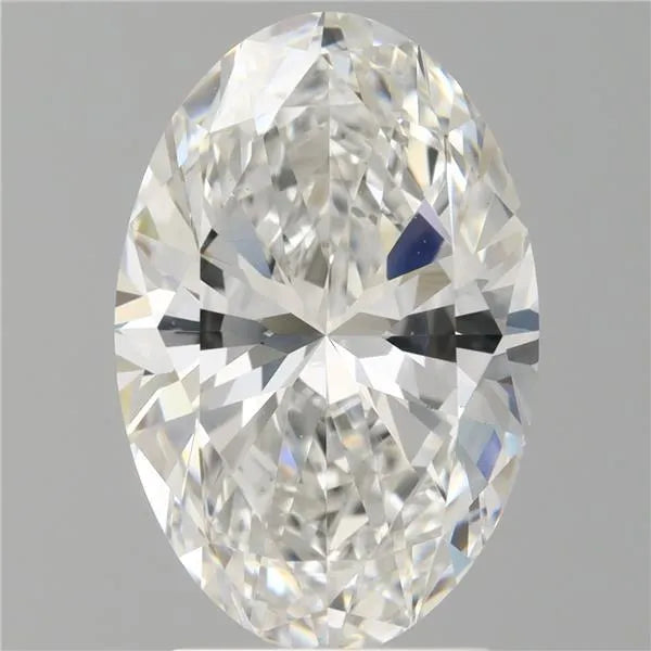 3.00ct Oval Lab Grown Diamond (Colour F, Clarity VVS2, IGI Certified)