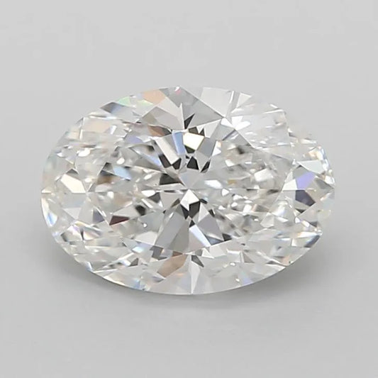 3.00ct Oval Lab Grown Diamond (Colour F, Clarity VVS2, IGI Certified)